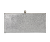 Glittered Celeste Clutch, &pound;250, Handbags, Silver, Fabric, Front view
